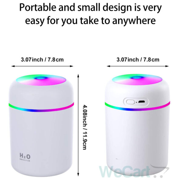 300ml USB Cool Mist Maker Air Humidifier - Image 5