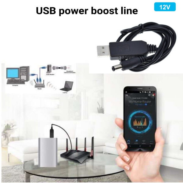 5V to 12V USB Booster Cable for Modem and Router - Image 5